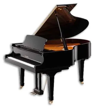 Piano de Cauda Kawai GL50 188cm Preto Polido 3 Pedais