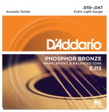 D'Addario EJ15 Custom Light 10-47