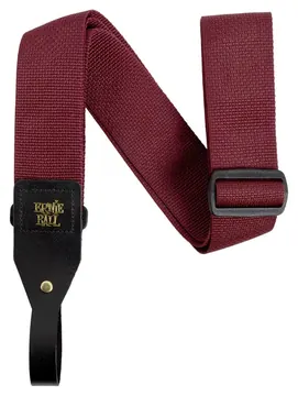 Ernie Ball 5367 Polypro Acoustic Gtr Strap Burgundy