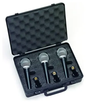Samson R21S3 - Microfoni Dinamici - Cardioidi - Set 3 pezzi - c/Switch