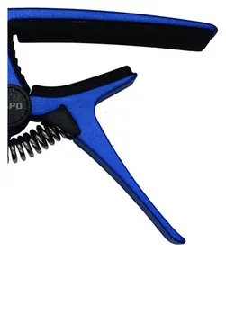 Aroma AC20BL Acoustic Guitar Capo, High Quality Aluminium Material, Steel Spring, High Quality Silicone Cushion, BLUE