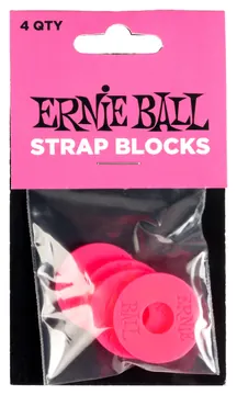 Ernie Ball 5623 Strap Blocks Gurtsicherungssystem, pink
