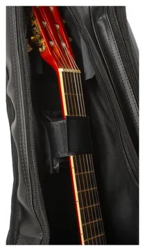 Mundomax Capa para Violão Clássico Premium Couro Sintético Preta Mundomax