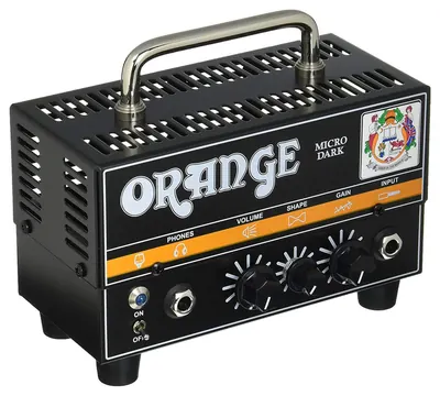 Orange Micro Dark Amplificatore Testata Ibrida Valvolare x Chitarra da 20w, Nero