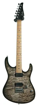 Suhr Custom Modern Trans Charcoal Burst - Hand Selected Top