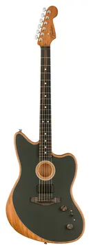 Fender American Acoustasonic Jazzmaster Tungsten Gitaar