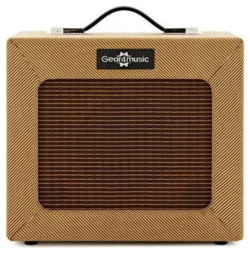 Gear4Music 15W Tweed Electric Guitar Combo Amplifier