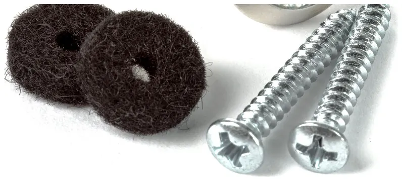 Dunlop 2PSLS031N Straplok Dualdesign Strap Button Set Nikel