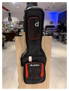 Duetto Bag Baixo Prime Vermelha - Proteção e Estilo para Baixos