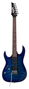 Ibanez GRX70QAL Linkshandige GIO Transparent Blue Burst