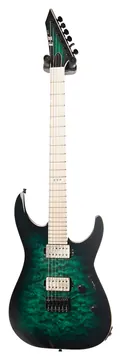 ESP E-II M-II NT Black Turquoise Burst
