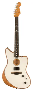 Fender American Acoustasonic Jazzmaster Arctic White Gitaar