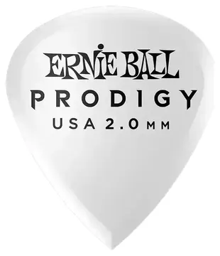 Ernie Ball 2.0mm White Mini Prodigy Picks 6-Pack