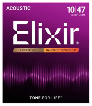 Elixir 11002 Nanoweb Extra Light 010-047