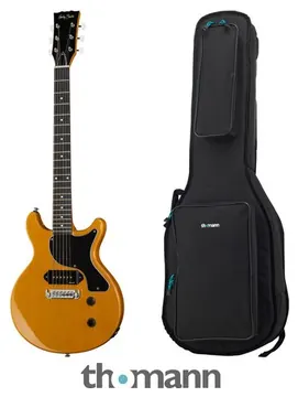 Harley Benton DC-Junior TV Yellow Bundle