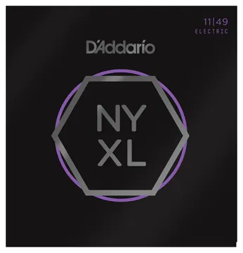 D'Addario NYXL1149 Nickel Wound Electric Guitar Strings, Medium, 11-49