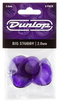 Dunlop 475P2.0 Big Stubby 6/Play Pack Picks