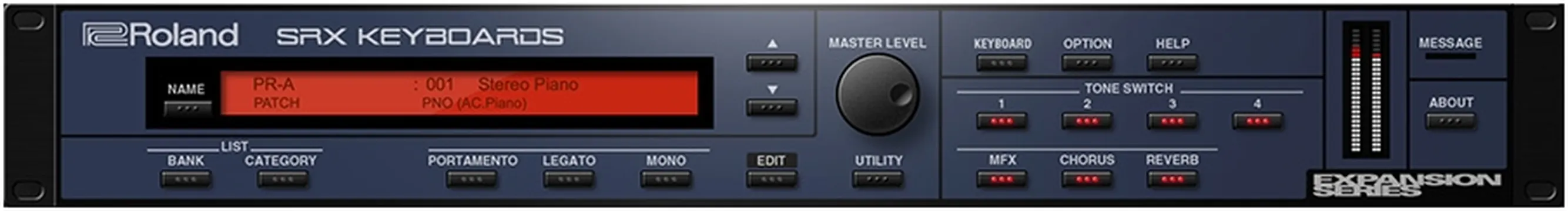 Roland SRX KEYBOARDS Software Synthesizer