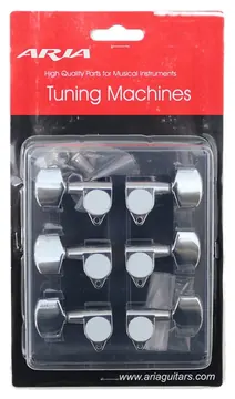 Aria AT-240G Acoustic Guitar Machineheads 3 A Side - Chrome