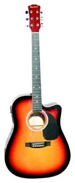 Olveira AG300CEQ4TS Acustica CW EQ4 Giallo Vintage