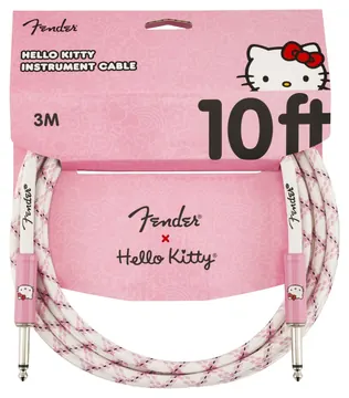 Fender Cavo Hello Kitty® Original 3 m, Rosa/Bianco