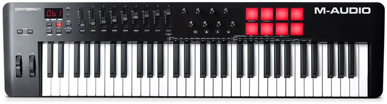M-Audio OXYGEN61 MKV Keyboard controller MIDI USB + Smart Control e Auto-Mapping