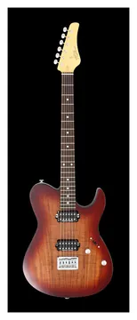 Fgn J-Standard Iliad DU EW2 RKNB E-Gitarre inkl. Gigbag, koa natural burst