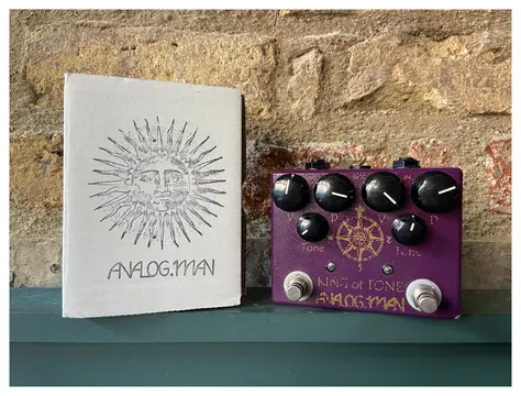 Analogman King of Tone V4 Dual Overdrive With Both Sides High Gain Option