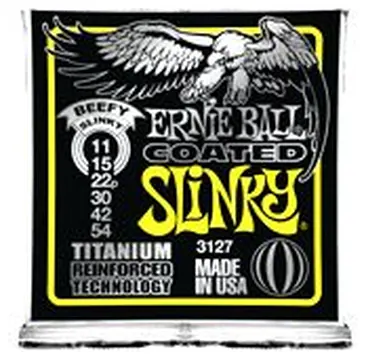 Ernie Ball EB-3127 E Gitarren Saiten Coated Slinky Titanium .011-.054