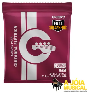 Solez Encordoamento Groove para Guitarra 011 GFP2X Full Pack