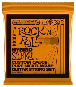 Ernie Ball Saitensatz, Slinky Rock'N'Roll, Hybrid 09-46, EB2252
