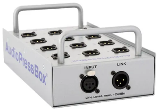 AudioPressBox APB-P112 SB PRESS SPLITTER Passive stagebox 1x line in 12x mic out