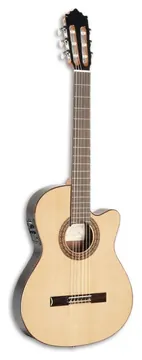Paco Castillo 232 TE Guitarra Clássica Equalizador Estreita Cedro Sapelly