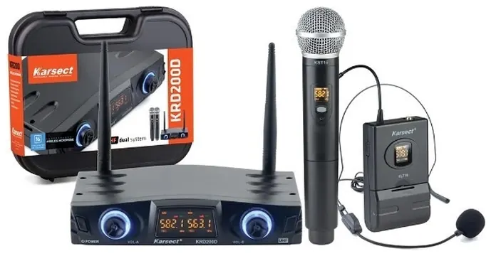 Karsect Microfone Sem Fio Karsect KRD200DMH Mão/Headset