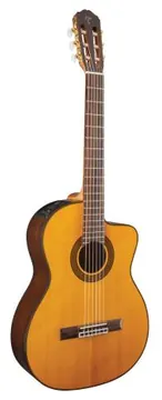 Takamine Klassieke gitaar met electronica van Takamine massief sparren (en pallisander zij- acherkant)