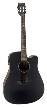 Waldman Eletro Acustico Waldman Blastone Grand DCEX-641 Aco - Black Top