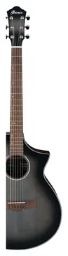 Ibanez AEWC11-TCB Electro-Acoustic Guitar, Transparent Charcoal Burst
