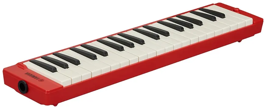 Yamaha Escaleta Yamaha P37ERD Linha Pianica de 37 Teclas Vermelha c/ Estojo