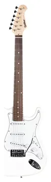 Waldman Strato Waldman ST111 WH 3 Captadores Single Black