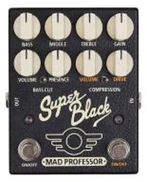 Mad Professor Effect Pedal Super Black Preamp/Booster/Overdrive, MP-SPB