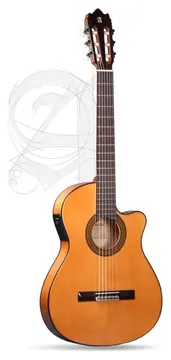 Alhambra Etude 3F Ct E1 Flamenco + 9738 25mm Housse