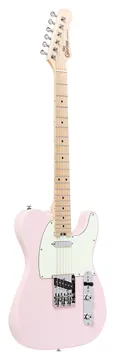Crafter Charlote Tele Electric Guitar Seoul Pink