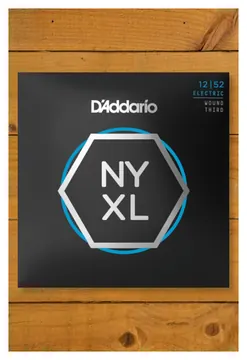 D'Addario NYXL Electric String Set, Wound 3rd, Nickel, Light .012-.052