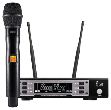 Dylan Microfone Sem Fio Dylan Uhf D-9001S Power