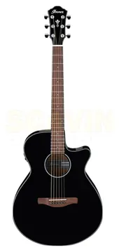 Ibanez Aeg50bk Chitarra Acustica Amplificata Nera