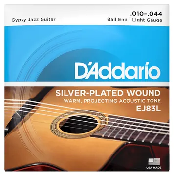 D'addario EJ83L (.10-.44) Gypsy Jazz