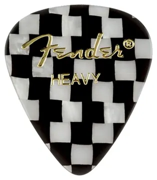 Fender 351 Premium Checker Plectrums, Heavy, Set van 12