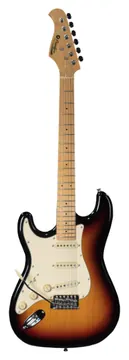Prodipe ST80LH MA SB Guitare Electrique Gaucher Sunburst