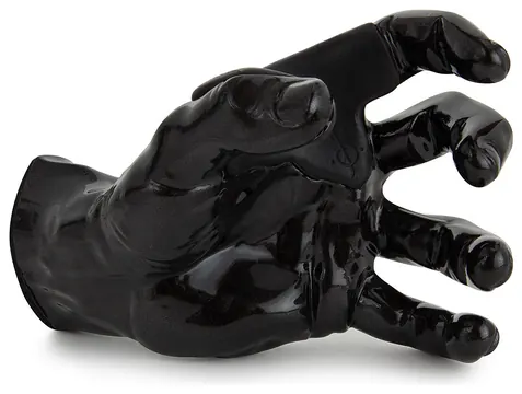 GuitarGrip Black Metallic Male Hand left Gitarren-Wandhalter