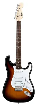 Fender Squier Bullet Chitarra Elettrica BSB-HSS Brown Sunburst Tremolo